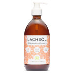 500ml wolfsbacher natur huile de saumon compl�ment alimentaire pour chien