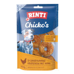 5x30g rinti chicko petits anneaux � m�cher - friandises pour chien