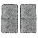 2 filtres de rechange - pour fontaine fresh flow deluxe 3l, beige, pour chien et chat