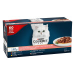 60x85g poulet, b?uf, saumon, lapin mégapack gourmet perle les filettines en sauce nourriture humide pour ... 60x85g poulet, b?uf, saumon, lapin mégapack gourmet perle les filettines en sauce nourriture humide pour ...