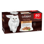 60x85g m�gapack purina gourmet � la carte recettes du chef - p�t�e pour chat