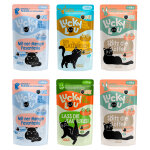 6x 125g lucky lou adult wild - mix nourriture pour chat humide