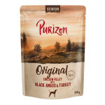 6x 300g purizon senior filet de poulet avec b?uf black - angus & dinde nourriture pour chiens humide