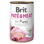 6x 400g de pat & meat puppy brit nourriture humide pour chiens
