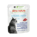 6x 50 g almo nature hfc sterilised thon de l'atlantique, nourriture humide pour chats