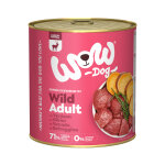 6x 800g wow adult wild nourriture pour chien humide