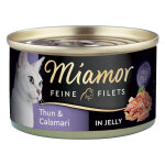 24x100g miamor filets fins thon skipjack en gelée - pâtée pour chat 24x100g miamor filets fins thon skipjack en gelée - pâtée pour chat