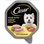 28x150g les classiques poulet dinde cesar - nourriture pour chien