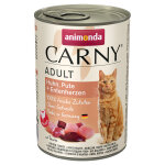 24x400g adult poulet, dinde, coeurs de canard animonda carny - pâtée pour chat 24x400g adult poulet, dinde, coeurs de canard animonda carny - pâtée pour chat