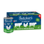 6x400g butcher's original's sans c�r�ales pour chien lot mixte�de panses p�t� pour chien