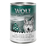 24x400g the taste of the mediterranean wolf of wilderness - nourriture pour chien