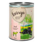 6x410g feringa single meat menus � la viande veau - p�t�e pour chat
