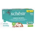 6x50g thon avec dorade schesir complete nutrition en gel�e p�t�e pour chat