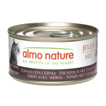 Lot conomique: 24x70g almo nature hfc jelly thon avec mrou nourriture pour chats humide