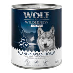 6x800g the taste of scandinavia wolf of wilderness - pte pour chien