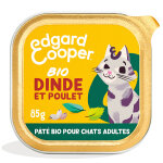 6x85g edgard & cooper adult pâté bio sans céréales dinde bio, poulet bio - pâtée pour chat 6x85g edgard & cooper adult pâté bio sans céréales dinde bio, poulet bio - pâtée pour chat