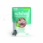 Lot �conomique�: 24x85g thon avec dorade schesir complete nutrition en gel�e p�t�e pour chat