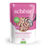 Lot �conomique�: 24x85g thon et poulet avec du jambon schesir complete nutrition en gel�e p�t�e pour ...