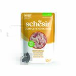 6x85g thon avec poulet schesir complete nutrition en gel�e nourriture p�t�e pour chat
