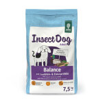 7, 5kg green petfood insectdog balance insectes & poulet nourriture sche pour chiens