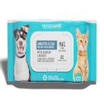 72 lingettes nettoyantes vetocanis chien & chat