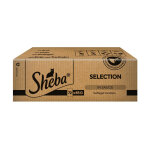 Lot conomique: 144x85g sheba chat sachet portion slection en sauce variation volaille nourriture pour ...