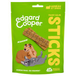 3 x 75g friandises pour chien edgard & cooper sticks  l?agneau et  la dinde