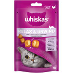 8 x 45g friandises whiskas détente et relaxation au poulet pour chat 8 x 45g friandises whiskas détente et relaxation au poulet pour chat