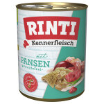 800g rinti viande de connaisseur avec panses nourriture pour chien humide
