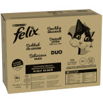 80x85g mégapack felix tendres effilés délicieux duos - pâtée pour chat 80x85g mégapack felix tendres effilés délicieux duos - pâtée pour chat