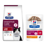 8kg i / d digestive care poulet hill's prescription diet croquettes pour chat + 12x85g hill's prescription ...