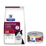 8kg i / d digestive care poulet pd hill's croquettes pour chat + 6x82g botes offertes !