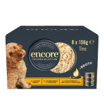 32x156g encore bo�te mix en bouillon s�lection de poulet nourriture humide pour chien