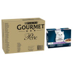 96x85g canard, agneau, poulet, dinde perle gourmet jumbopack + 12x85 g duo gourmet perle sachets pour ...