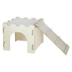 Abri kerbl pet chteau pour rongeur - l 28 x l 28 x h 25 cm