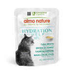 Almo nature hfc hydration help 6 x 50 g pour chat - bouillon de thon avec filet de thon