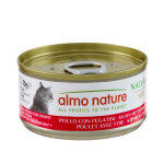 Almo nature hfc natural 24 x 70 g pour chat - poulet, foie