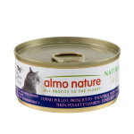 Almo nature hfc natural 6 x 70 g pour chat - thon, poulet, jambon