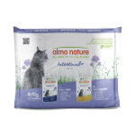 Almo nature holistic intestinal help pour chat - lot mixte : 3 x 70 g volaille + 3 x 70 g poisson
