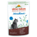 Almo nature holistic sterilised pour chat - b?uf 12 x 70 g