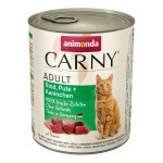 Animonda carny adult 6 x 800 g pour chat - b?uf, dinde et lapin