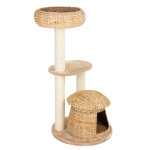 Arbre  chat banana leaf bali beige + support de fixation universel