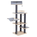 Arbre � chat jardine, gris