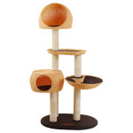 Arbre à chat karlie outdoor iii marron / beige + support de fixation Arbre à chat karlie outdoor iii marron / beige + support de fixation