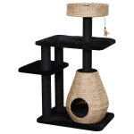 Arbre � chat karlie scuro ii - noir / naturel