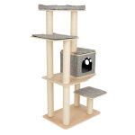 Arbre à chat modern living havana gris clair Arbre à chat modern living havana gris clair