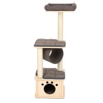 Arbre à chat modern living iona, marron + support de fixation universel Arbre à chat modern living iona, marron + support de fixation universel