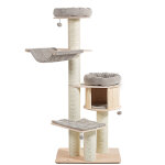 Arbre  chat natural paradise magnolia xl plus - dition limite : vert gris