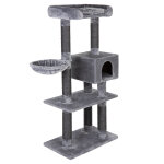 Arbre à chat nox, gris foncé + support de fixation universel Arbre à chat nox, gris foncé + support de fixation universel