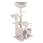 Arbre à chat pénélope beige + support de fixation Arbre à chat pénélope beige + support de fixation